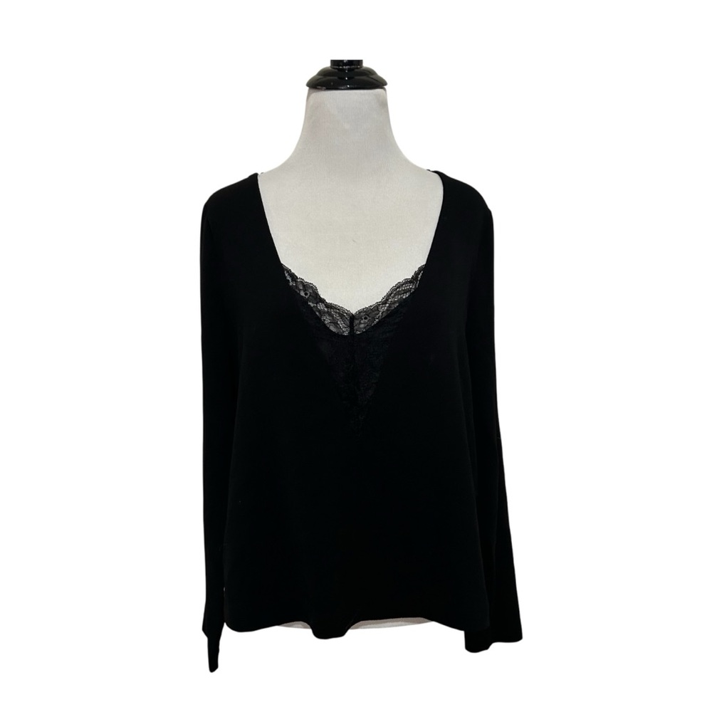 5/$30 🎈Zara trafaluc women’s medium black blouse